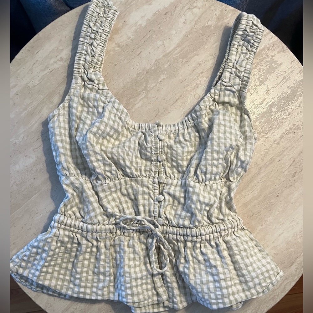 Light Green GUESS Top